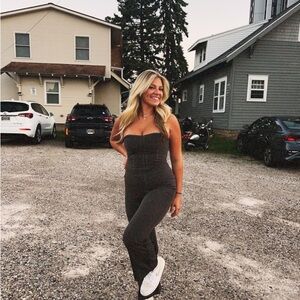 Elegant grey Jumpsuit